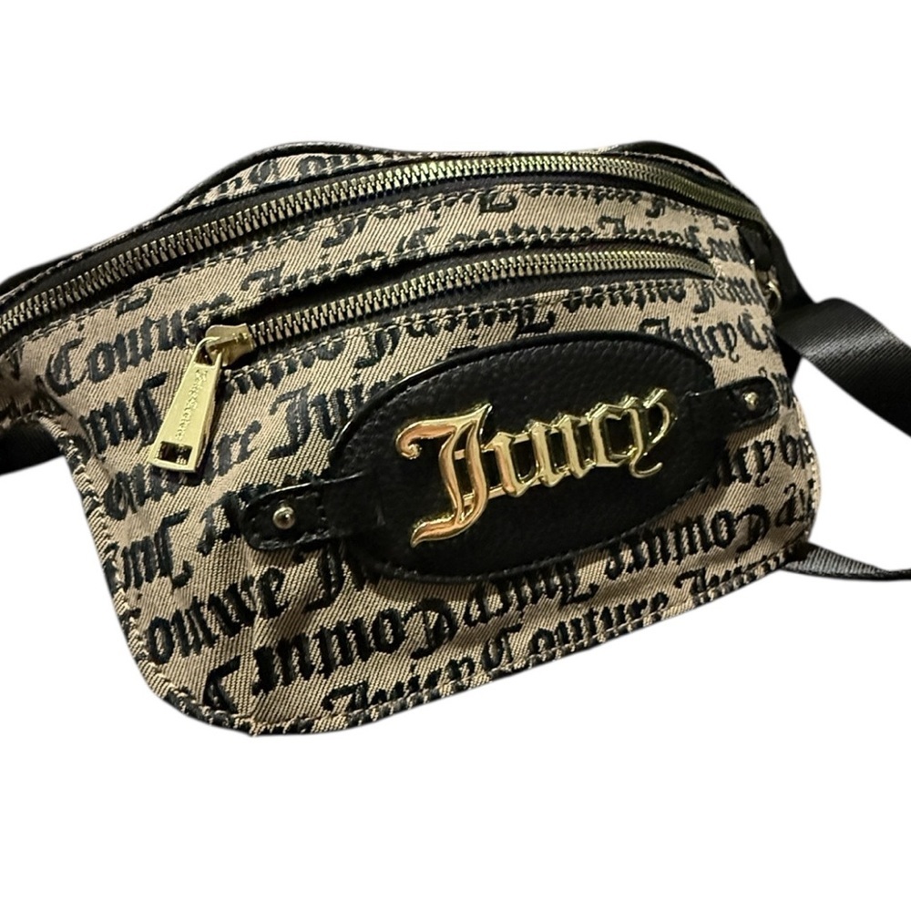 Juicy Couture Pleaser Belt Bag/Fanny Pack, Gd Cond. 14 x 6.5 inches